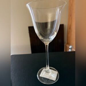 Richard Ginori Clear Stemmed 2 Wine Glasses